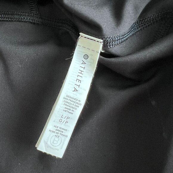 Athleta Ace Tennis Dress- Black - Picture 5 of 6
